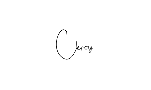 It looks lik you need a new signature style for name Ckroy. Design unique handwritten (Andilay-7BmLP) signature with our free signature maker in just a few clicks. Ckroy signature style 4 images and pictures png