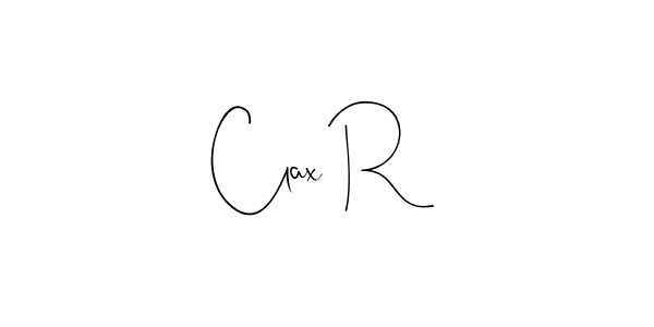 The best way (Andilay-7BmLP) to make a short signature is to pick only two or three words in your name. The name Clax R include a total of six letters. For converting this name. Clax R signature style 4 images and pictures png