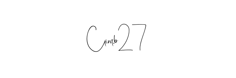 Similarly Andilay-7BmLP is the best handwritten signature design. Signature creator online .You can use it as an online autograph creator for name Clint.b27. Clint.b27 signature style 4 images and pictures png