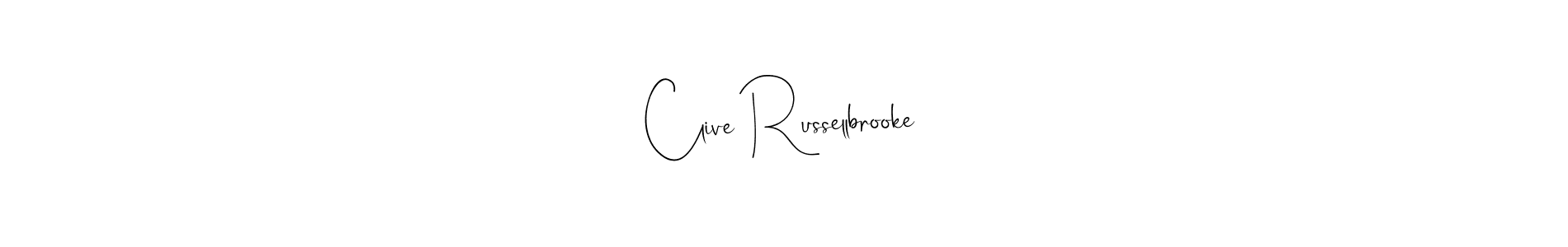 Make a beautiful signature design for name Clive Russellbrooke. Use this online signature maker to create a handwritten signature for free. Clive Russellbrooke signature style 4 images and pictures png