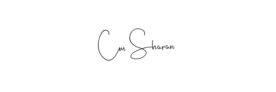 Also You can easily find your signature by using the search form. We will create Cm Sharan name handwritten signature images for you free of cost using Andilay-7BmLP sign style. Cm Sharan signature style 4 images and pictures png