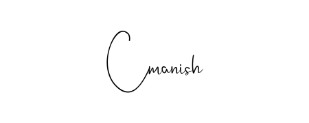 Master the art of signing with Cmanish written in fluent Andilay-7BmLP script. A great template to practice and refine your handwriting. Cmanish signature style 4 images and pictures png