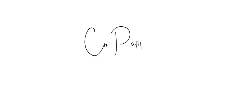 Create a beautiful signature design for name Cn Patil. With this signature (Andilay-7BmLP) fonts, you can make a handwritten signature for free. Cn Patil signature style 4 images and pictures png