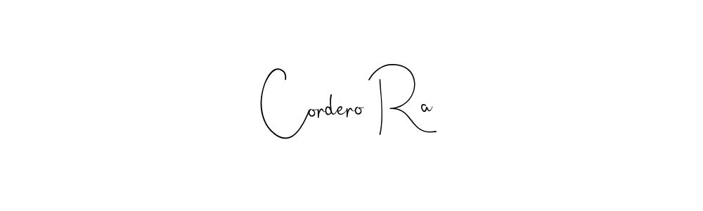 Use a signature maker to create a handwritten signature online. With this signature software, you can design (Andilay-7BmLP) your own signature for name Cordero Ra. Cordero Ra signature style 4 images and pictures png