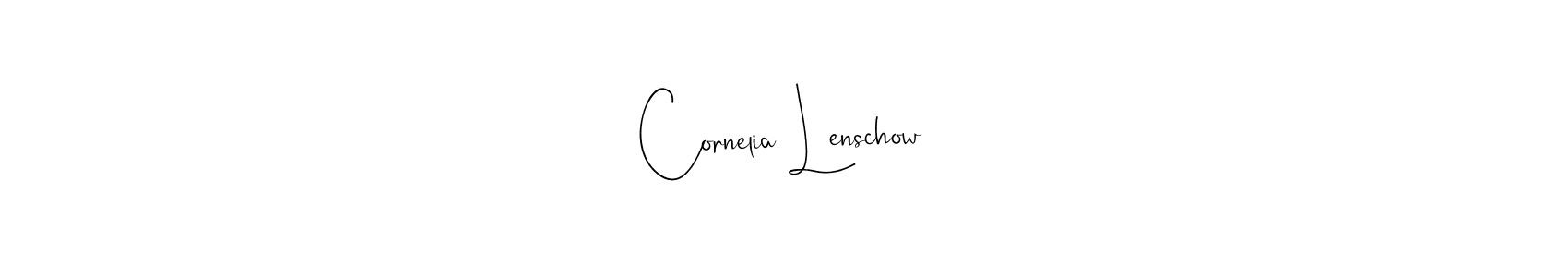 Cornelia Lenschow stylish signature style. Best Handwritten Sign (Andilay-7BmLP) for my name. Handwritten Signature Collection Ideas for my name Cornelia Lenschow. Cornelia Lenschow signature style 4 images and pictures png