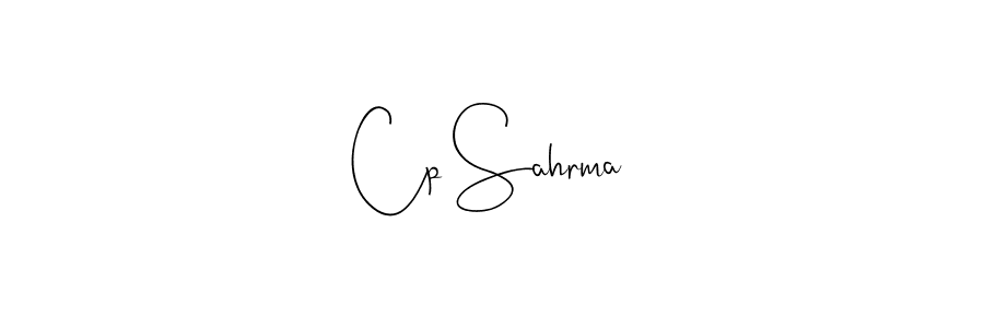 Make a beautiful signature design for name Cp Sahrma. Use this online signature maker to create a handwritten signature for free. Cp Sahrma signature style 4 images and pictures png