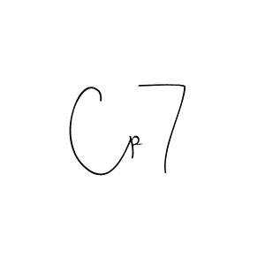 The best way (Andilay-7BmLP) to make a short signature is to pick only two or three words in your name. The name Cp7 include a total of six letters. For converting this name. Cp7 signature style 4 images and pictures png