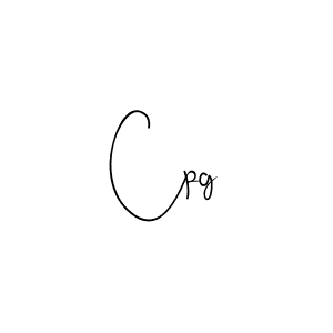 Design your own signature with our free online signature maker. With this signature software, you can create a handwritten (Andilay-7BmLP) signature for name Cpg. Cpg signature style 4 images and pictures png