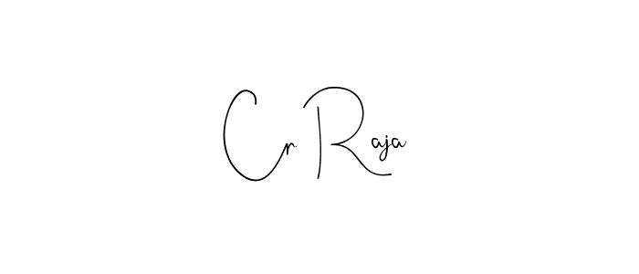 The best way (Andilay-7BmLP) to make a short signature is to pick only two or three words in your name. The name Cr Raja include a total of six letters. For converting this name. Cr Raja signature style 4 images and pictures png