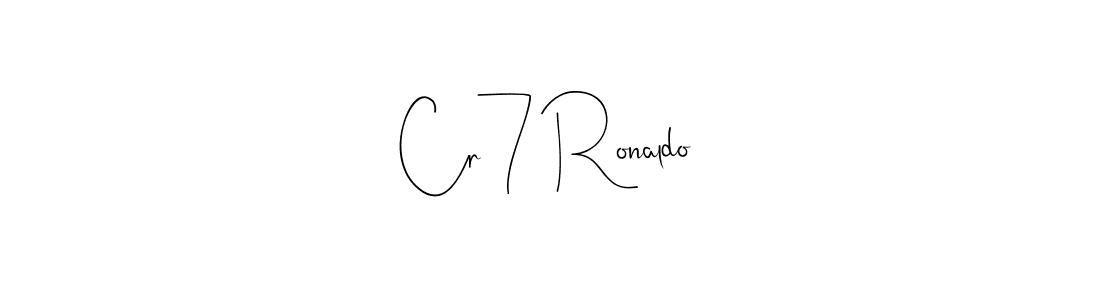 You should practise on your own different ways (Andilay-7BmLP) to write your name (Cr7 Ronaldo) in signature. don't let someone else do it for you. Cr7 Ronaldo signature style 4 images and pictures png