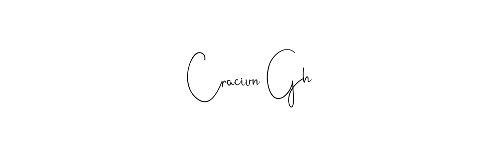 Once you've used our free online signature maker to create your best signature Andilay-7BmLP style, it's time to enjoy all of the benefits that Craciun Gh name signing documents. Craciun Gh signature style 4 images and pictures png