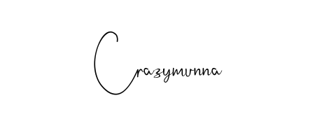 Discover the perfect balance of readability and style for Crazymunna with Andilay-7BmLP font. Create your dream signature today. Crazymunna signature style 4 images and pictures png