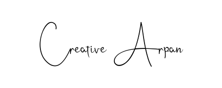 Here are the top professional signature styles for the name Creative Arpan. These are the best autograph styles you can use for your name. Creative Arpan signature style 4 images and pictures png