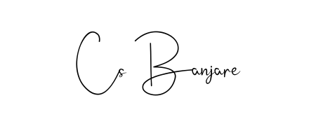 Try this chic Cs Banjare handwritten sign style. Using Andilay-7BmLP font elements, it gives your name a sleek, memorable identity. Cs Banjare signature style 4 images and pictures png