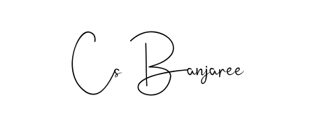 Designed for modern professionals: Cs Banjaree name signature crafted with Andilay-7BmLP script. Ready for digital PDF workflows. Cs Banjaree signature style 4 images and pictures png