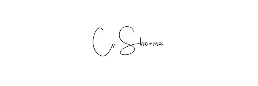 Also we have Cs Sharma name is the best signature style. Create professional handwritten signature collection using Andilay-7BmLP autograph style. Cs Sharma signature style 4 images and pictures png