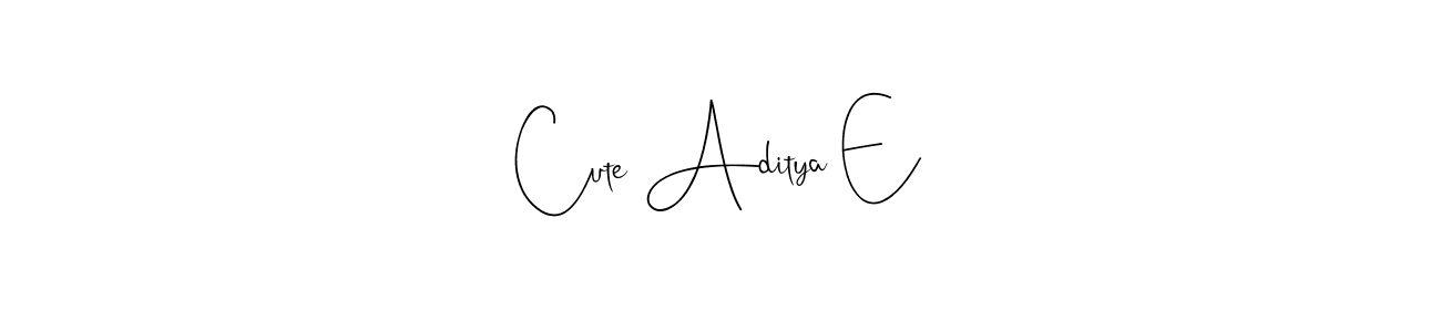 Similarly Andilay-7BmLP is the best handwritten signature design. Signature creator online .You can use it as an online autograph creator for name Cute Aditya E. Cute Aditya E signature style 4 images and pictures png