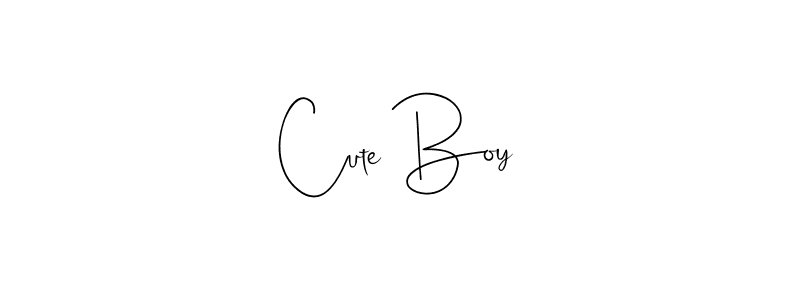 How to make Cute Boy name signature. Use Andilay-7BmLP style for creating short signs online. This is the latest handwritten sign. Cute Boy signature style 4 images and pictures png