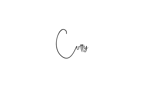 You should practise on your own different ways (Andilay-7BmLP) to write your name (Cutty) in signature. don't let someone else do it for you. Cutty signature style 4 images and pictures png