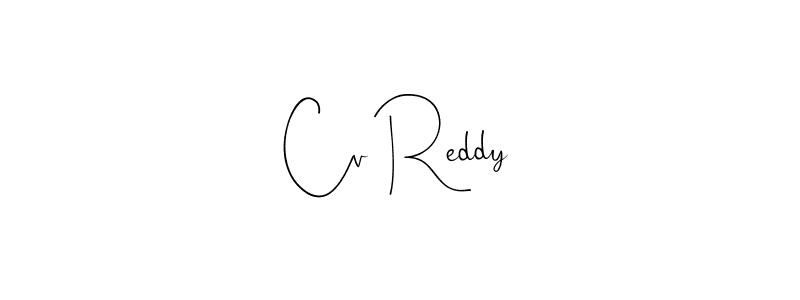 Cv Reddy stylish signature style. Best Handwritten Sign (Andilay-7BmLP) for my name. Handwritten Signature Collection Ideas for my name Cv Reddy. Cv Reddy signature style 4 images and pictures png