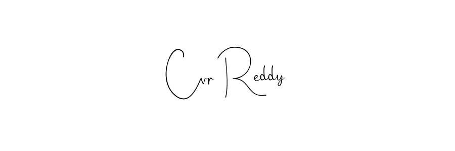 Use a signature maker to create a handwritten signature online. With this signature software, you can design (Andilay-7BmLP) your own signature for name Cvr Reddy. Cvr Reddy signature style 4 images and pictures png