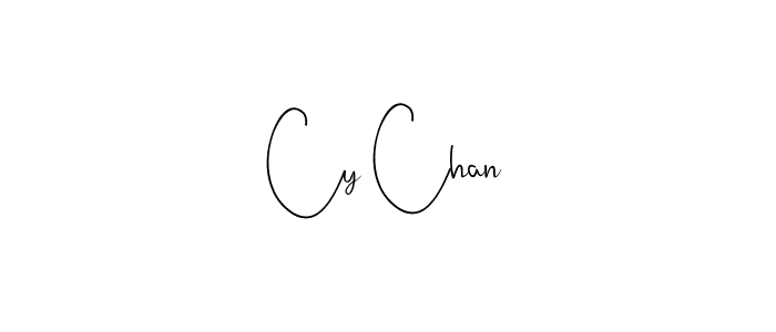 Also we have Cy Chan name is the best signature style. Create professional handwritten signature collection using Andilay-7BmLP autograph style. Cy Chan signature style 4 images and pictures png