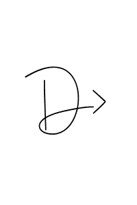 Make a beautiful signature design for name D>. With this signature (Andilay-7BmLP) style, you can create a handwritten signature for free. D> signature style 4 images and pictures png