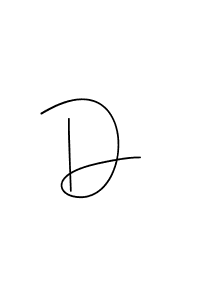 Make a beautiful signature design for name D . With this signature (Andilay-7BmLP) style, you can create a handwritten signature for free. D  signature style 4 images and pictures png