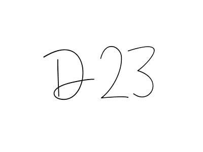 Also You can easily find your signature by using the search form. We will create D 23 name handwritten signature images for you free of cost using Andilay-7BmLP sign style. D 23 signature style 4 images and pictures png