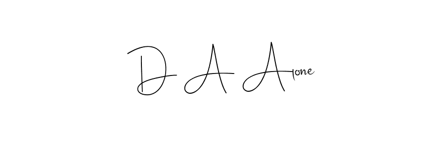 How to make D A Alone signature? Andilay-7BmLP is a professional autograph style. Create handwritten signature for D A Alone name. D A Alone signature style 4 images and pictures png