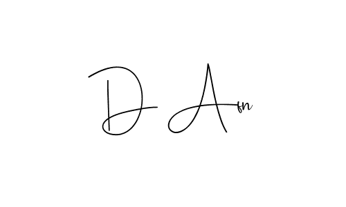 Use a signature maker to create a handwritten signature online. With this signature software, you can design (Andilay-7BmLP) your own signature for name D Afn. D Afn signature style 4 images and pictures png