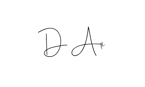 D Ali stylish signature style. Best Handwritten Sign (Andilay-7BmLP) for my name. Handwritten Signature Collection Ideas for my name D Ali. D Ali signature style 4 images and pictures png