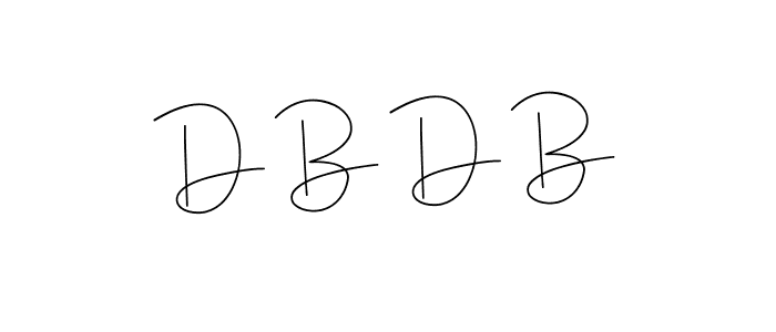 Use a signature maker to create a handwritten signature online. With this signature software, you can design (Andilay-7BmLP) your own signature for name D B D B. D B D B signature style 4 images and pictures png
