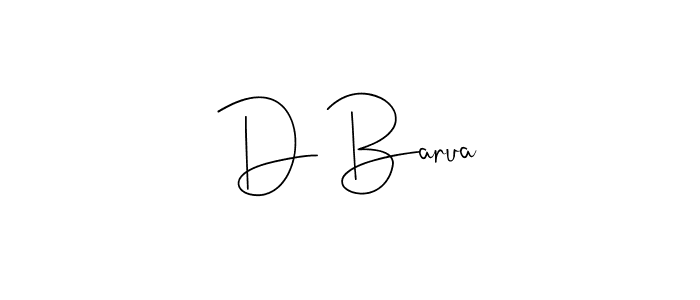 How to make D Barua signature? Andilay-7BmLP is a professional autograph style. Create handwritten signature for D Barua name. D Barua signature style 4 images and pictures png