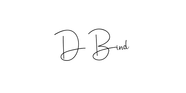 Make a beautiful signature design for name D Bind. Use this online signature maker to create a handwritten signature for free. D Bind signature style 4 images and pictures png