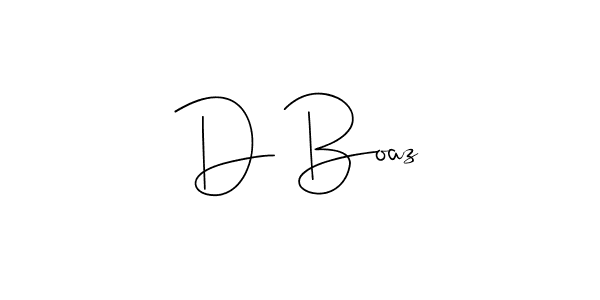 Once you've used our free online signature maker to create your best signature Andilay-7BmLP style, it's time to enjoy all of the benefits that D Boaz name signing documents. D Boaz signature style 4 images and pictures png