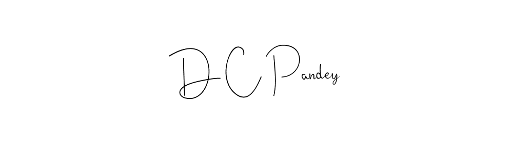 Create a beautiful signature design for name D C Pandey. With this signature (Andilay-7BmLP) fonts, you can make a handwritten signature for free. D C Pandey signature style 4 images and pictures png