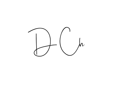 Create a beautiful signature design for name D Ch. With this signature (Andilay-7BmLP) fonts, you can make a handwritten signature for free. D Ch signature style 4 images and pictures png