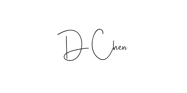 D Chen stylish signature style. Best Handwritten Sign (Andilay-7BmLP) for my name. Handwritten Signature Collection Ideas for my name D Chen. D Chen signature style 4 images and pictures png