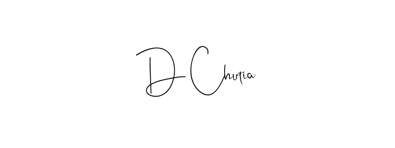 Create a beautiful signature design for name D Chutia. With this signature (Andilay-7BmLP) fonts, you can make a handwritten signature for free. D Chutia signature style 4 images and pictures png