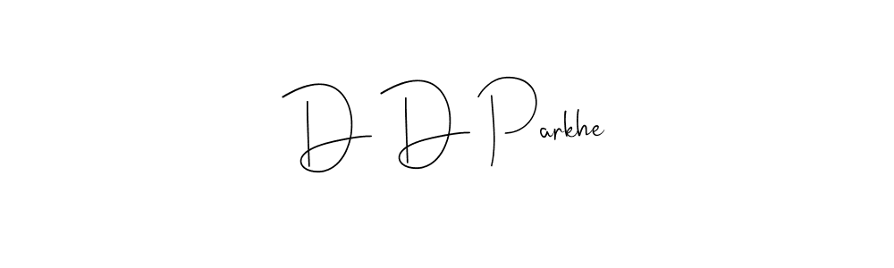 Similarly Andilay-7BmLP is the best handwritten signature design. Signature creator online .You can use it as an online autograph creator for name D D Parkhe. D D Parkhe signature style 4 images and pictures png