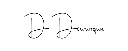 Make your name D Dewangan memorable on every contract using Andilay-7BmLP autograph style. Instant transparent background export available. D Dewangan signature style 4 images and pictures png
