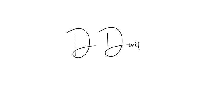 You should practise on your own different ways (Andilay-7BmLP) to write your name (D Dixit) in signature. don't let someone else do it for you. D Dixit signature style 4 images and pictures png