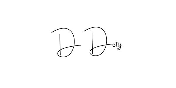Make a beautiful signature design for name D Doty. Use this online signature maker to create a handwritten signature for free. D Doty signature style 4 images and pictures png