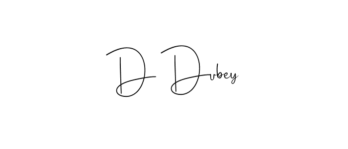 D Dubey stylish signature style. Best Handwritten Sign (Andilay-7BmLP) for my name. Handwritten Signature Collection Ideas for my name D Dubey. D Dubey signature style 4 images and pictures png