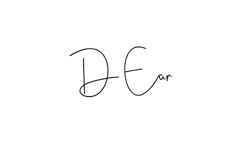 Also You can easily find your signature by using the search form. We will create D Ear name handwritten signature images for you free of cost using Andilay-7BmLP sign style. D Ear signature style 4 images and pictures png