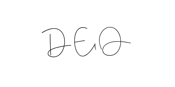 Make a beautiful signature design for name D El O. With this signature (Andilay-7BmLP) style, you can create a handwritten signature for free. D El O signature style 4 images and pictures png