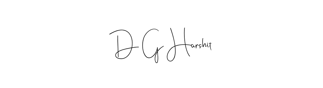 Also You can easily find your signature by using the search form. We will create D G Harshit name handwritten signature images for you free of cost using Andilay-7BmLP sign style. D G Harshit signature style 4 images and pictures png