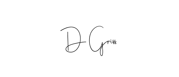 Design your own signature with our free online signature maker. With this signature software, you can create a handwritten (Andilay-7BmLP) signature for name D Griff. D Griff signature style 4 images and pictures png