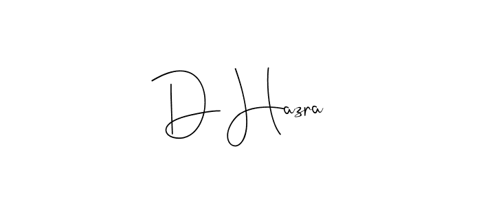 if you are searching for the best signature style for your name D Hazra. so please give up your signature search. here we have designed multiple signature styles  using Andilay-7BmLP. D Hazra signature style 4 images and pictures png